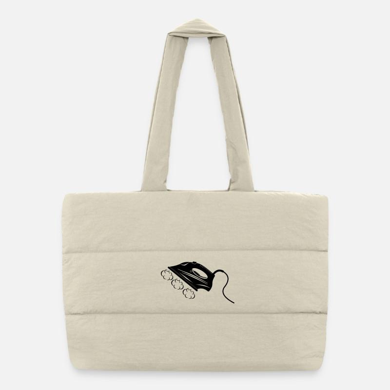 Steam iron or iron Puffer Shopping Bag