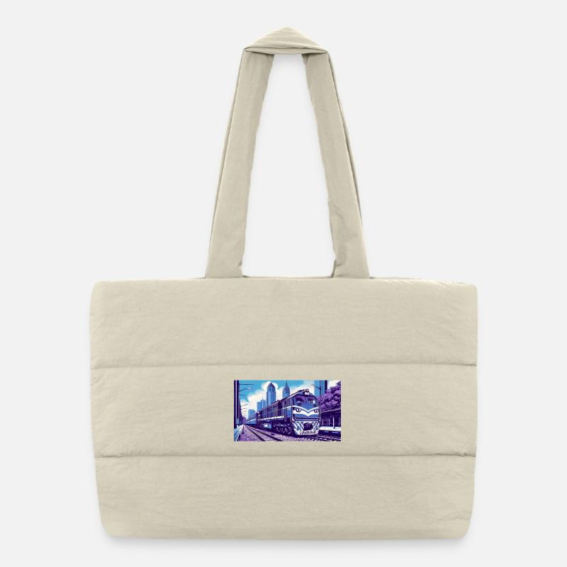 Train 2 1 Sac shopping matelassé
