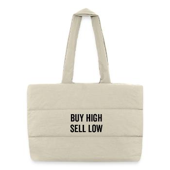 Buy High Sell Low - Puffer Shopping Bag - natural - Front