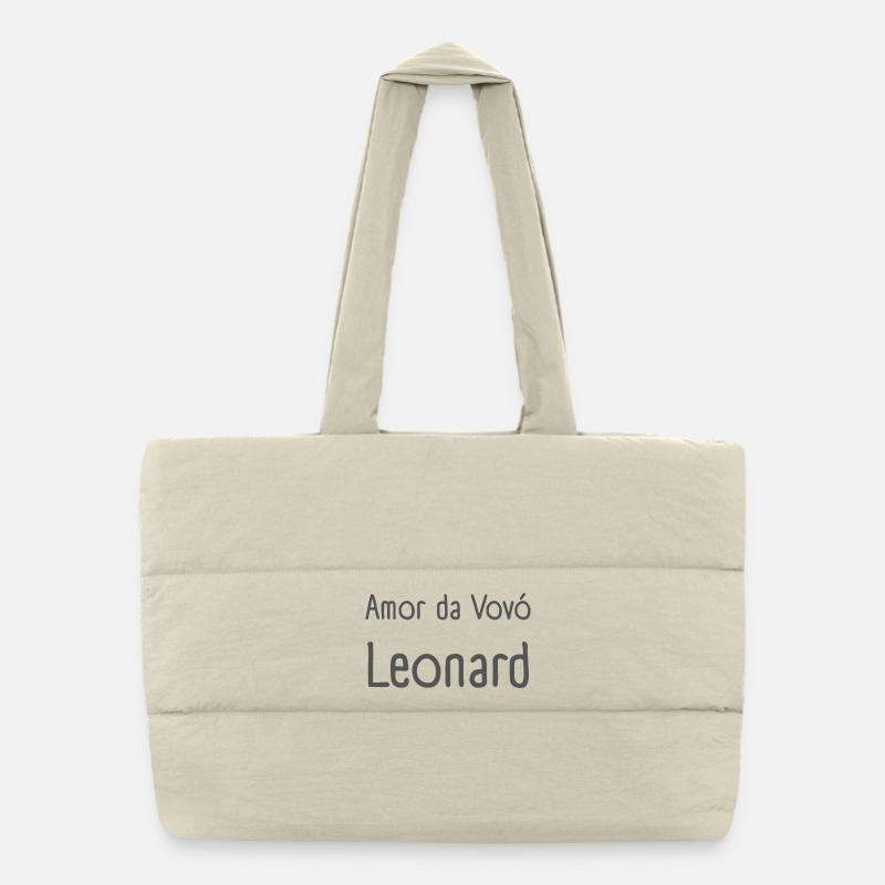 Amor da Vovó Leonard Puffer Shopping Bag
