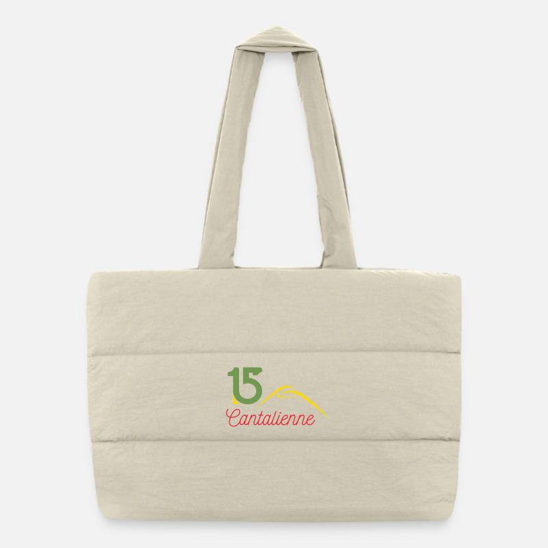 Logo cantalienne Sac shopping matelassé