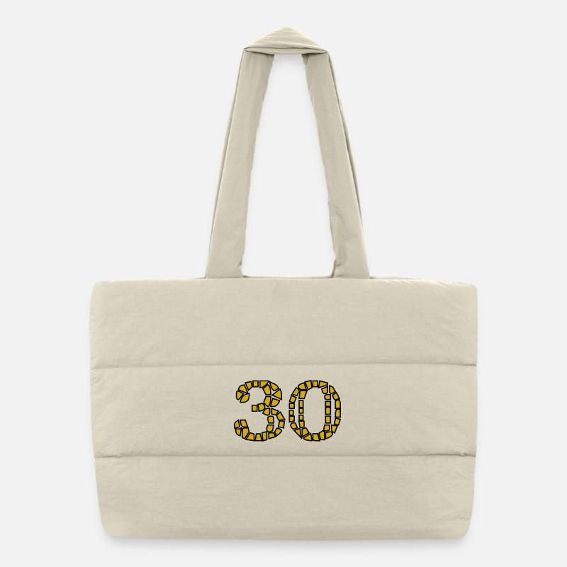 30. 30 YEARS. 30th ANNIVERSARY. 30 YEARS ANNIVERSARY. Puffer Shopping Bag