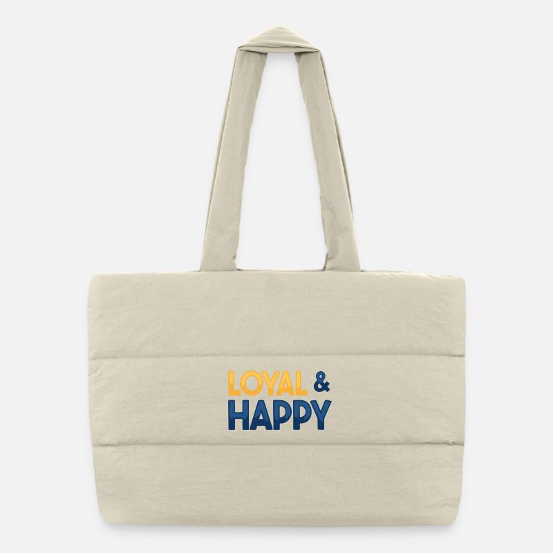 Loyal & glücklich Puffer-Einkaufstasche