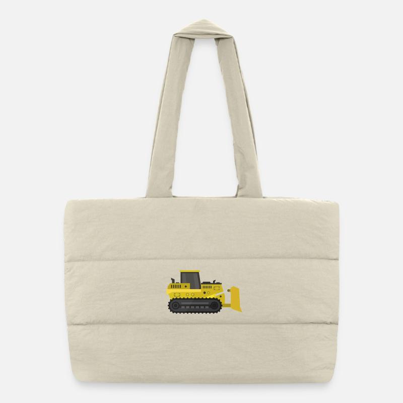 Bulldozer Puffer Shopping Bag