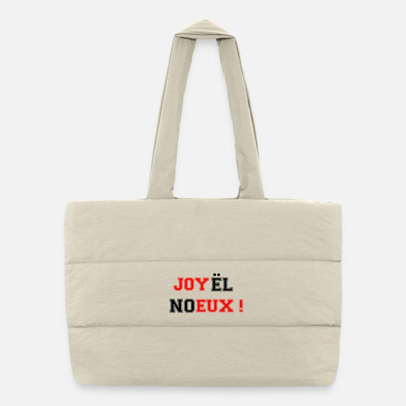 Joyeux Noël inversé Sac shopping matelassé
