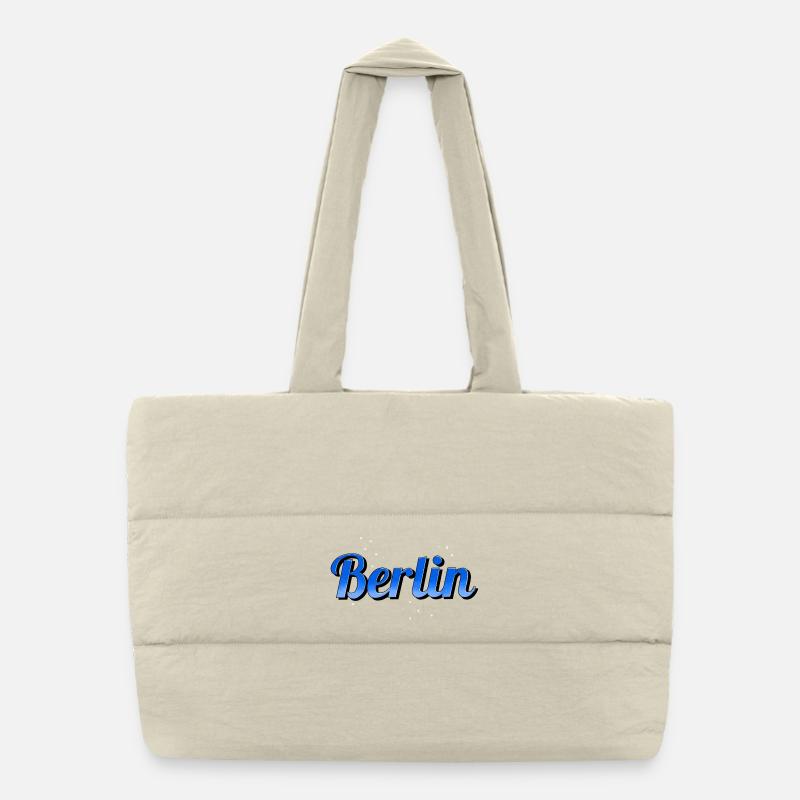 Berlin Puffer-Einkaufstasche