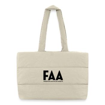 FAA, französische Aperitif-Föderation - Puffer-Einkaufstasche - Naturweiß - Vorne