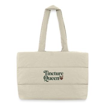 Herbalist Tincture Queen Professional Formulator  - Puffer Shopping Bag - natural - Front