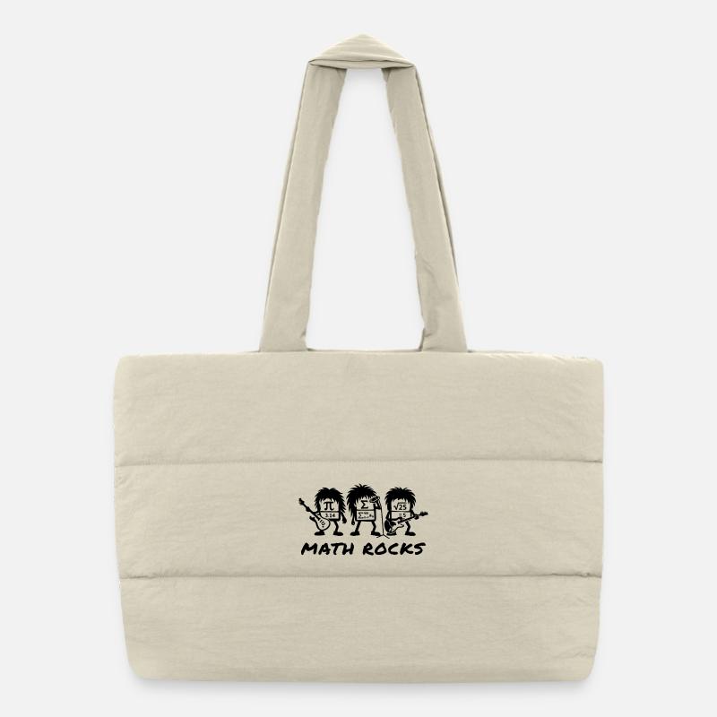 Math Rocks Formulas School Humor Puffer Shopping Bag
