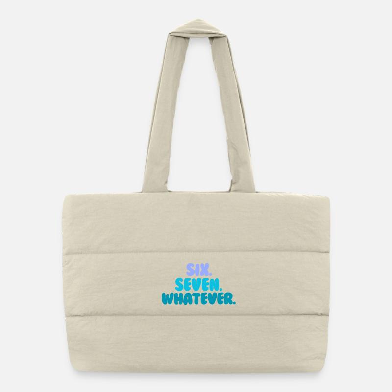 six seven Puffer Shopping Bag