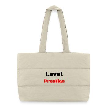 Level Prestige - Puffer-Einkaufstasche - Naturweiß - Vorne