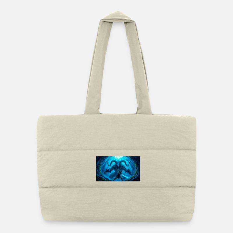 Beowulf combat le Monstre avec l’Épée Ancienne Nord Sac shopping matelassé