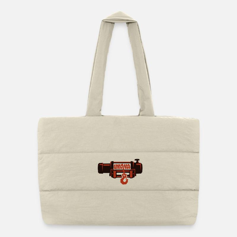 Offroad Winch 4x4 Tool Puffer Shopping Bag