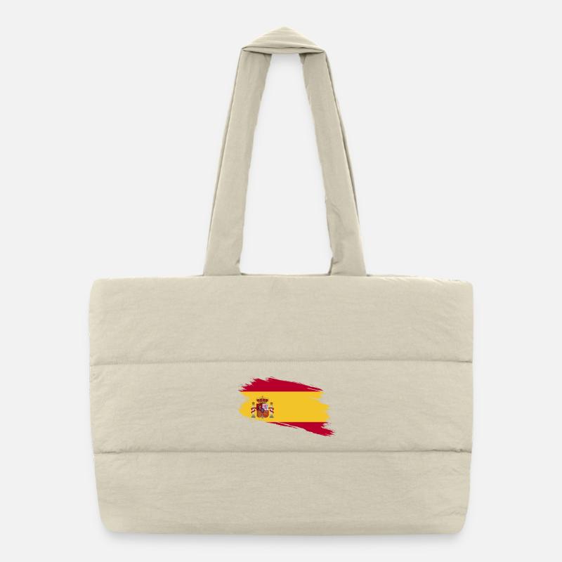 Espagne ! Sac shopping matelassé