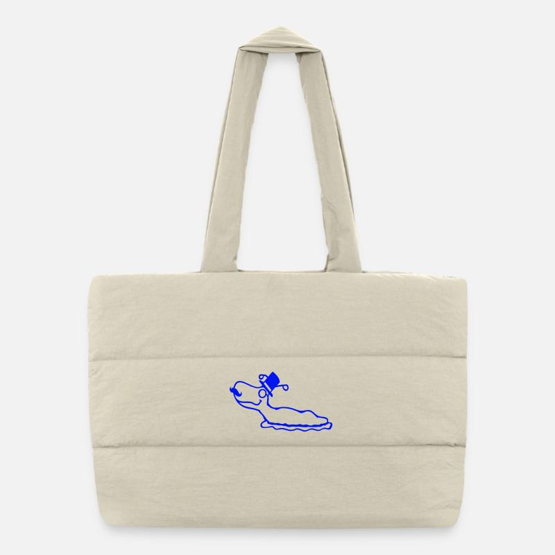 Mr Snail Sir Cylinder Monocle Rich Wealthy Puffer Shopping Bag