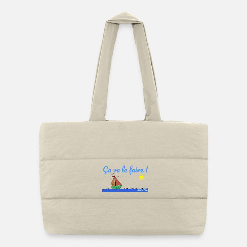 Ca va le faire Sac shopping matelassé