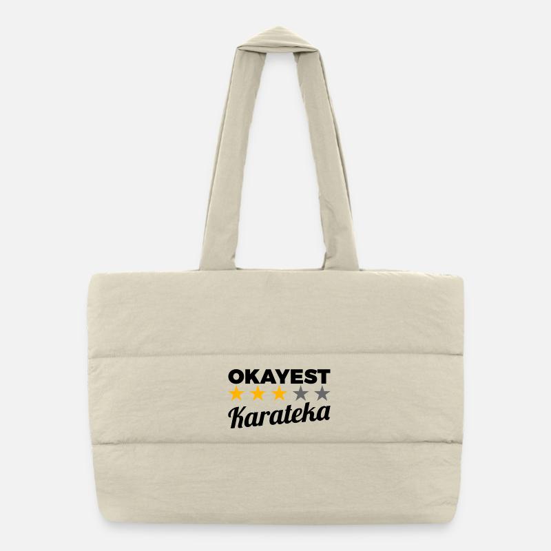 Karateka drôle Sac shopping matelassé