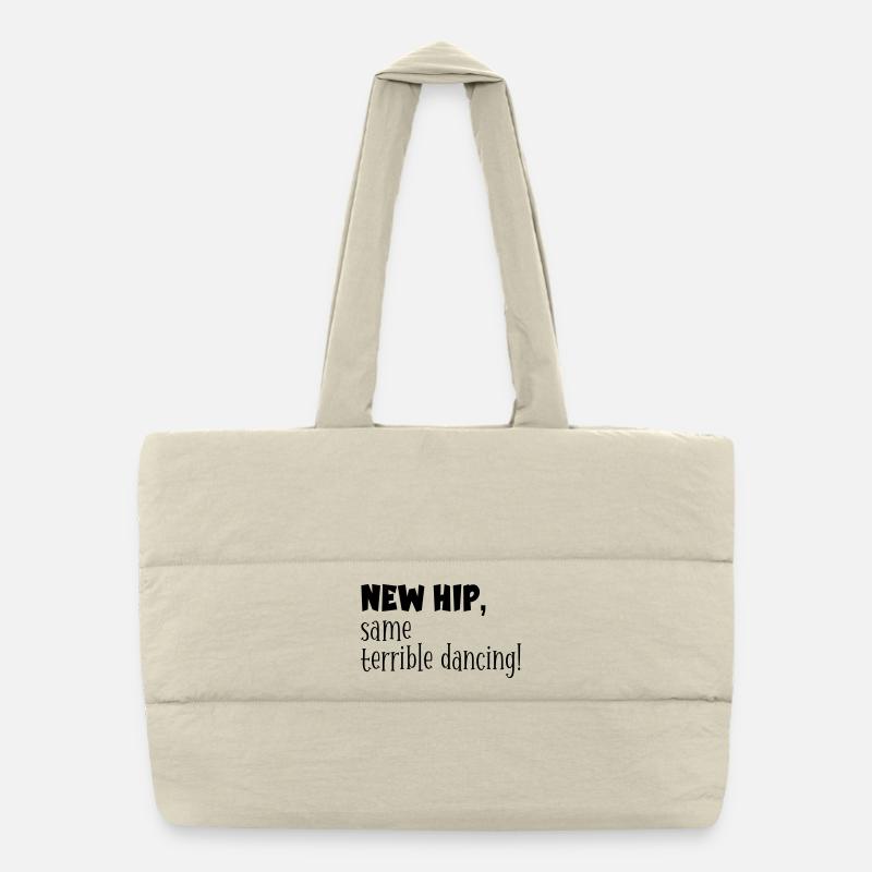 Hips - Funny Dancing Puffer Shopping Bag