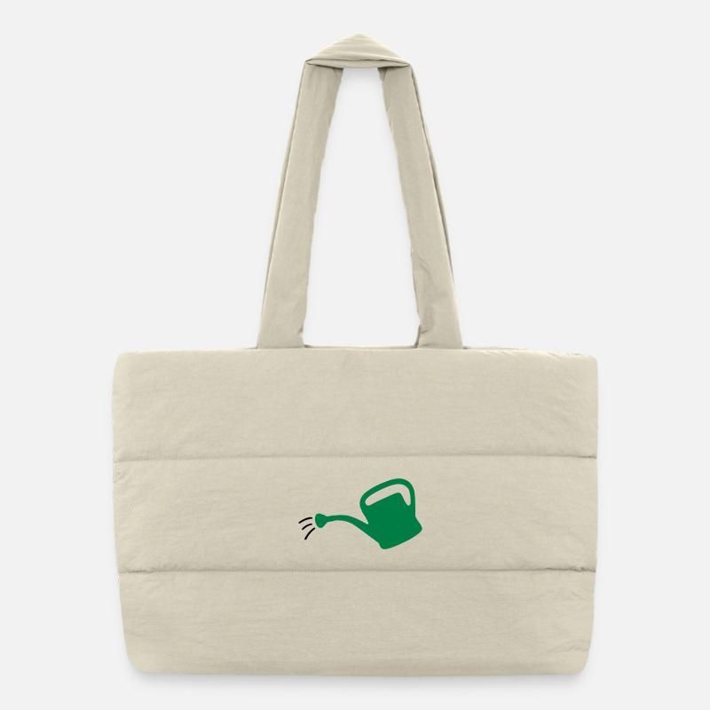 Watering Can Puffer Shopping Bag