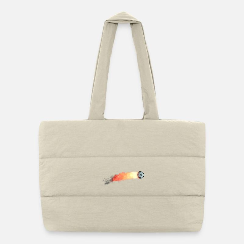 Sprint de la boule de flamme Sac shopping matelassé