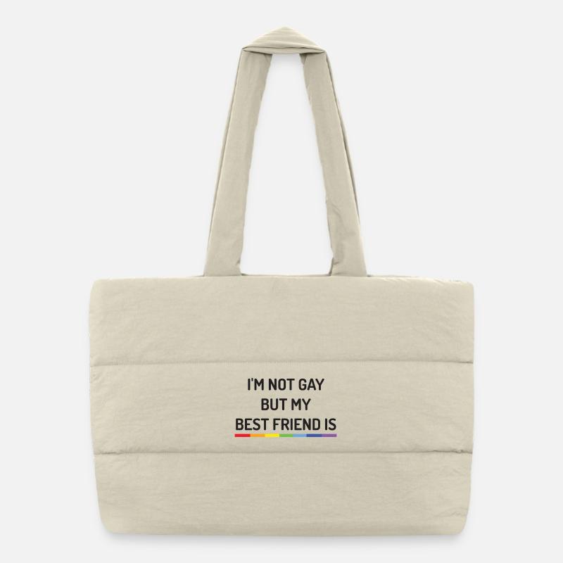 Pride Month - Ich bin nicht schwul, aber mein bester Freund ist es Puffer-Einkaufstasche