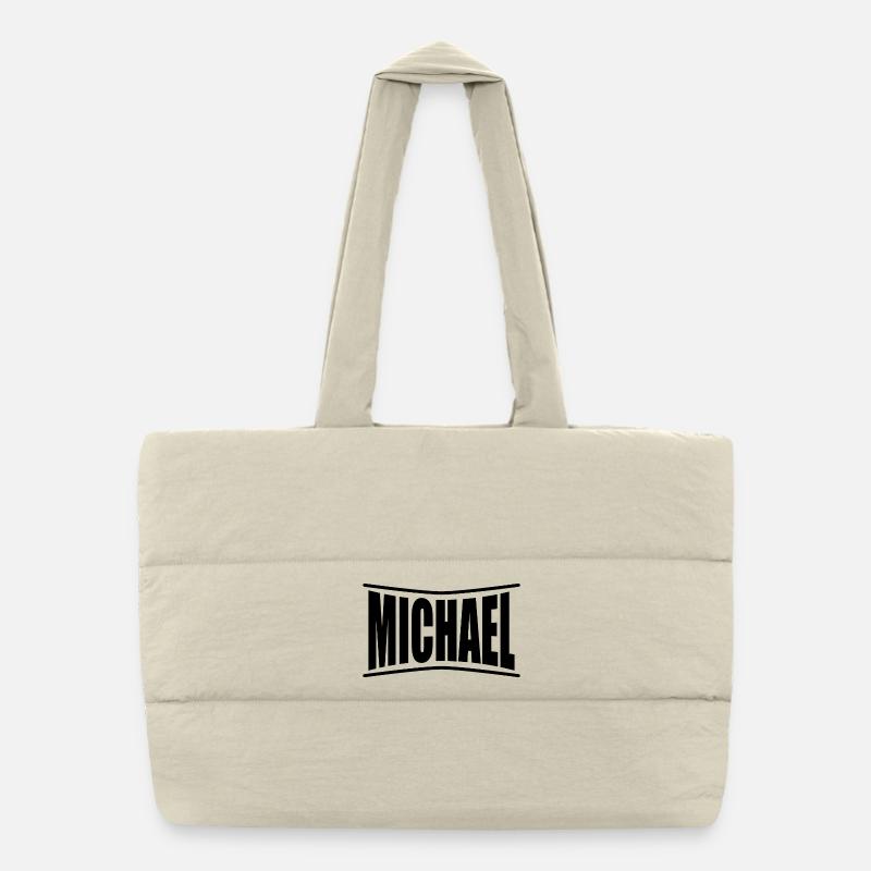 T-Shirt Michael T-Shirt Geschenkidee Puffer-Einkaufstasche