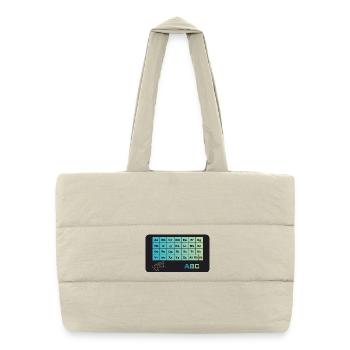 Game Controllers - ABC Alphabet - Puffer Shopping Bag - natural - Front