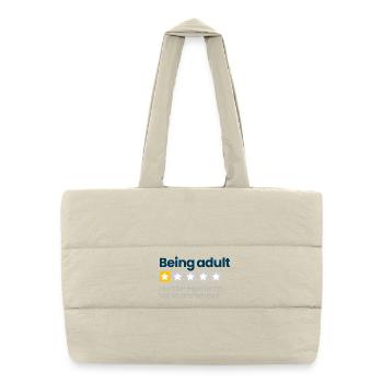 Being Adult - Puffer Shopping Bag - natural - Front