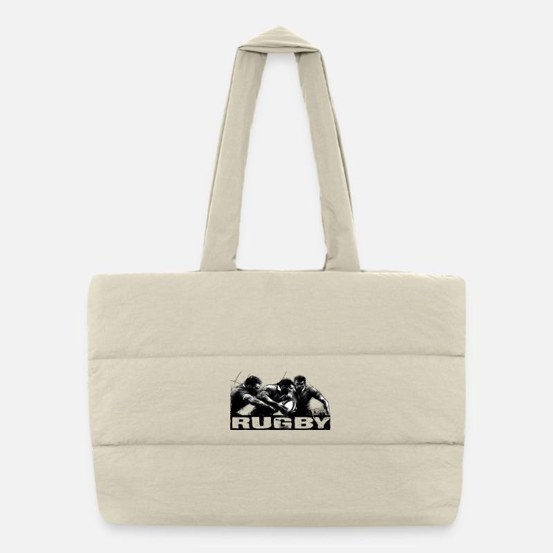 Rugby on the Move Puffer Shopping Bag