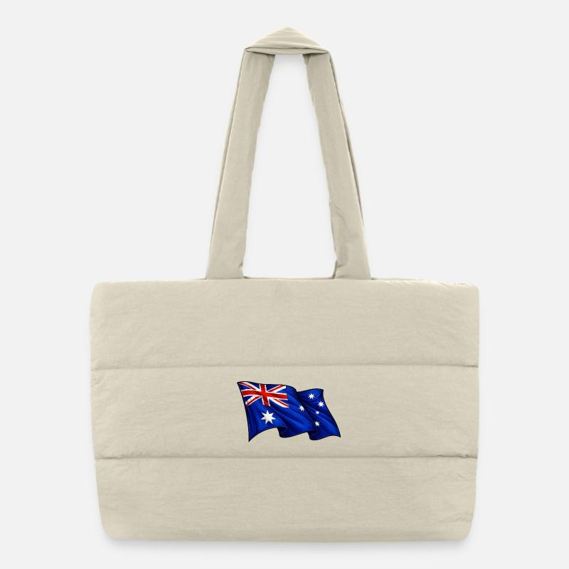 Australian flag Australia Puffer Shopping Bag