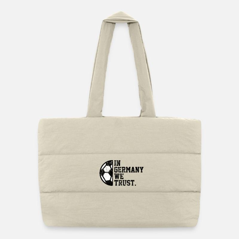 In Germany we trust Puffer Shopping Bag