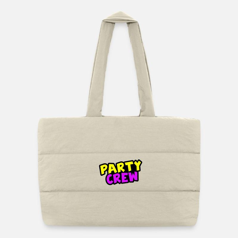Party Crew Puffer Shopping Bag