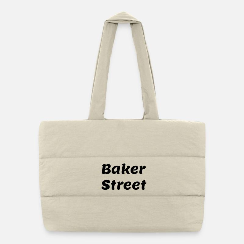 Baker_St- - Puffer Shopping Bag - natural