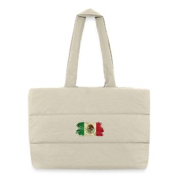 Mexico Vintage Flag / Gift Mexico - Puffer Shopping Bag - natural - Front