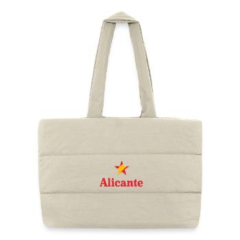 Stars of Spain - Alicante - Sac shopping matelassé - blanc naturel - Devant