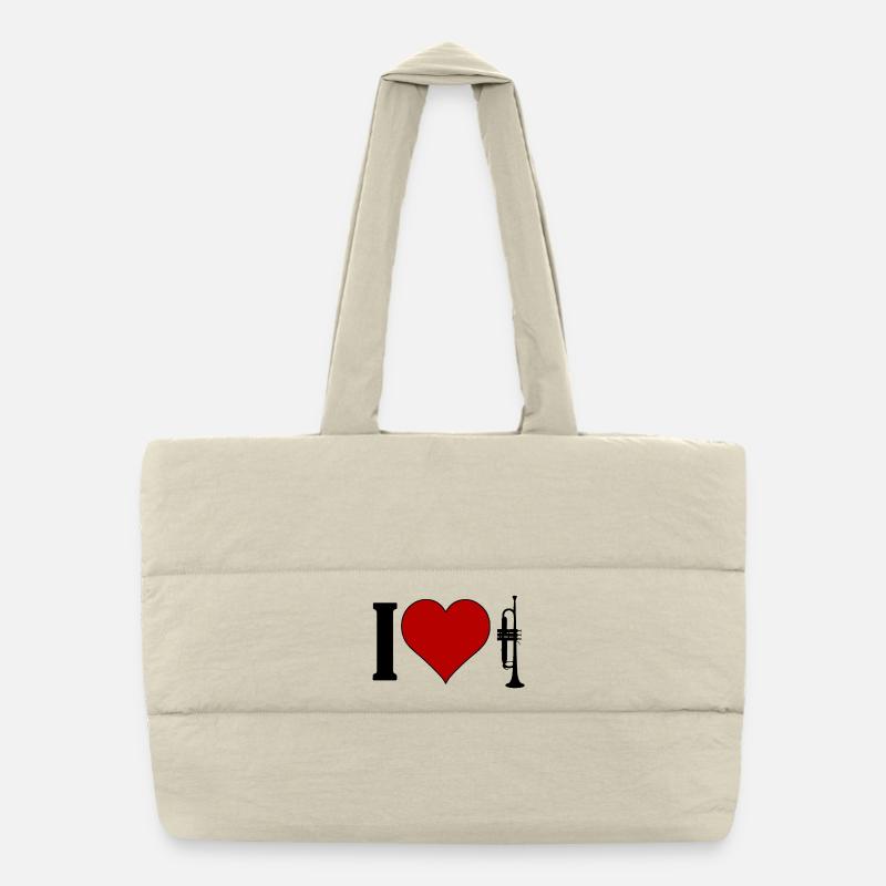 I ♥️ TROMPETTE | J’adore la trompette Sac shopping matelassé