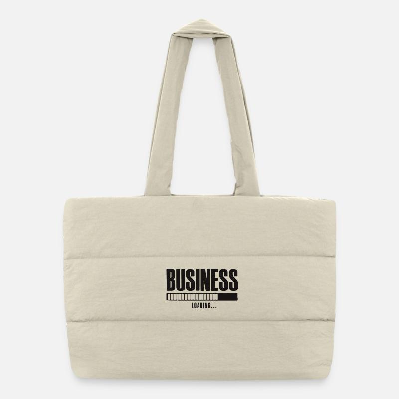 Business Loading Online Business Affiliate Puffer-Einkaufstasche