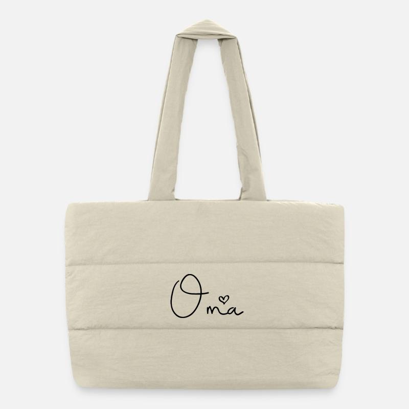 Oma Puffer-Einkaufstasche