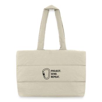 The Climber's Cycle - Puffer Shopping Bag - natural - Front