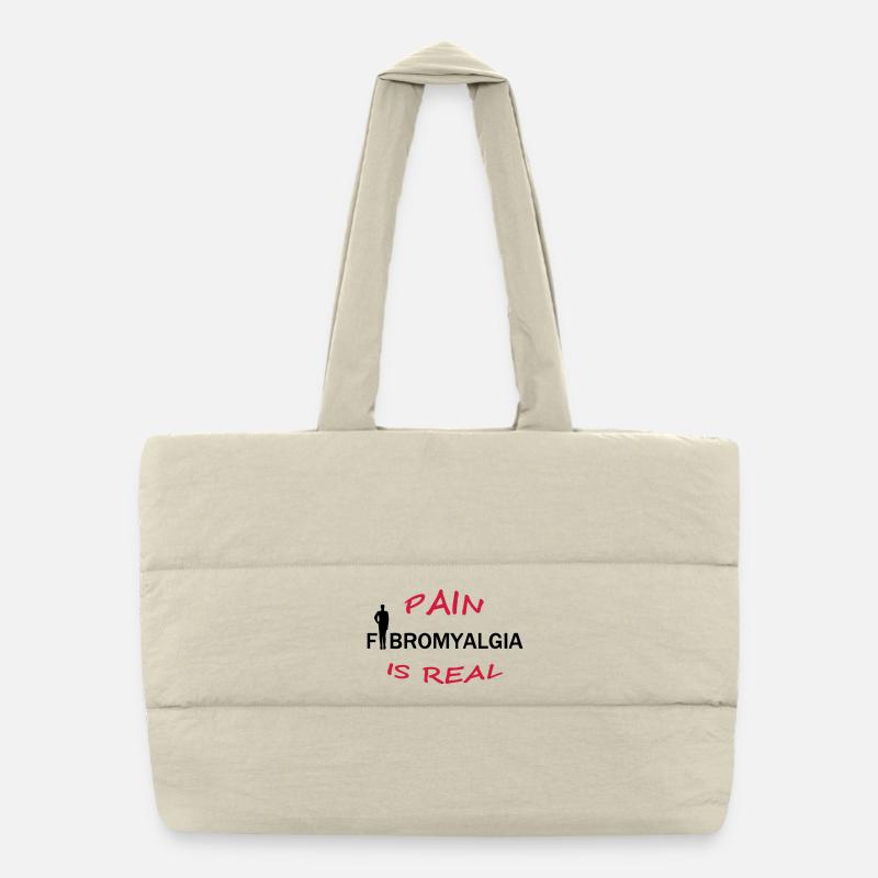Fibromyalgia - Pain is real Geschenk Sac shopping matelassé
