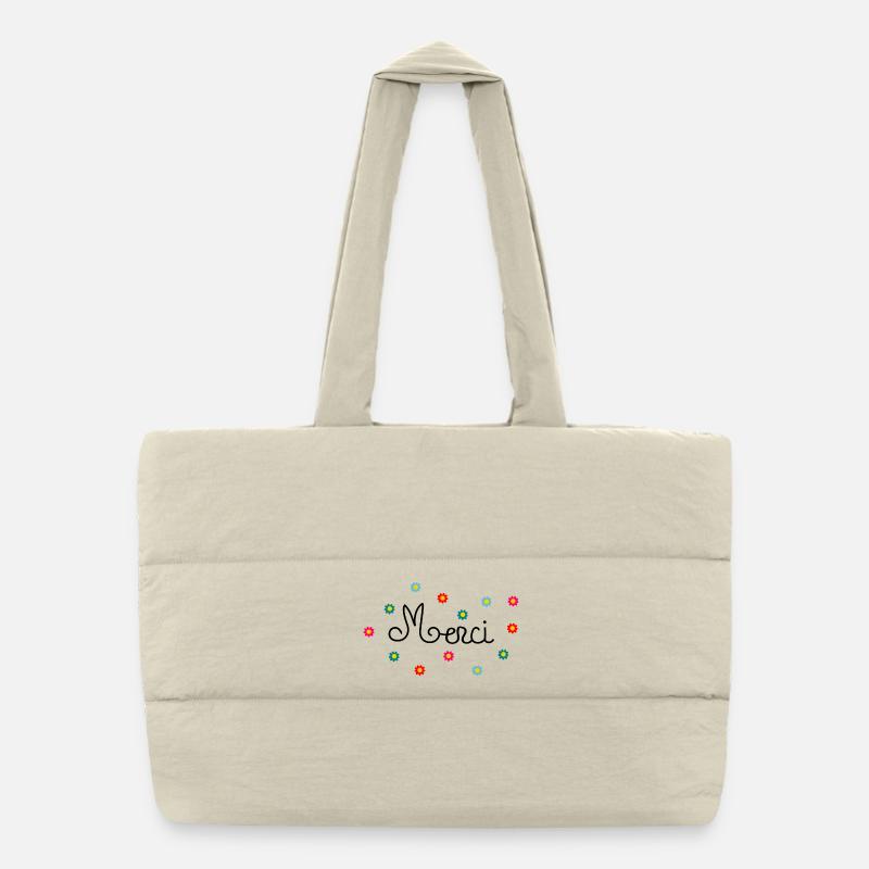 Sac shopping matelassé