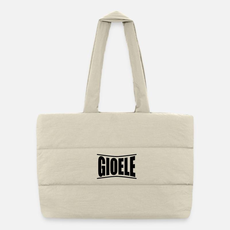 Gioele t-shirt t-shirt gift idea Puffer Shopping Bag