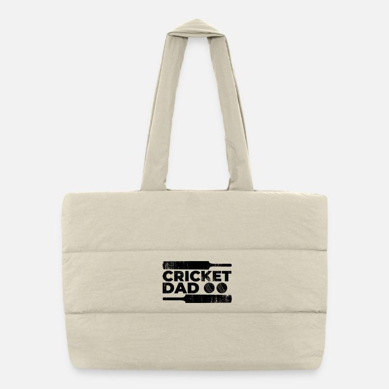 Papa de cricket Sac shopping matelassé