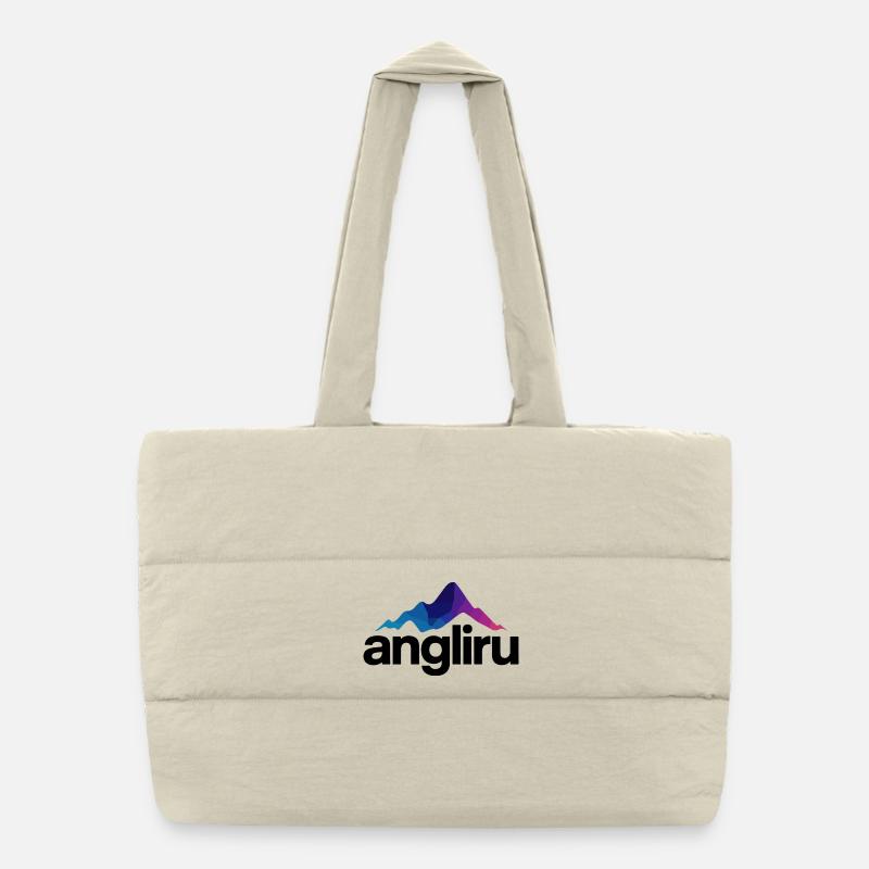 Angliru Modern Climb Cycling Graphic Puffer Shopping Bag