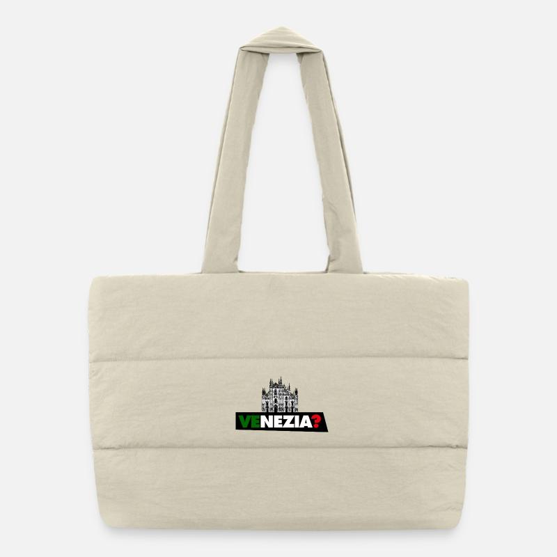 Venedig? Puffer-Einkaufstasche