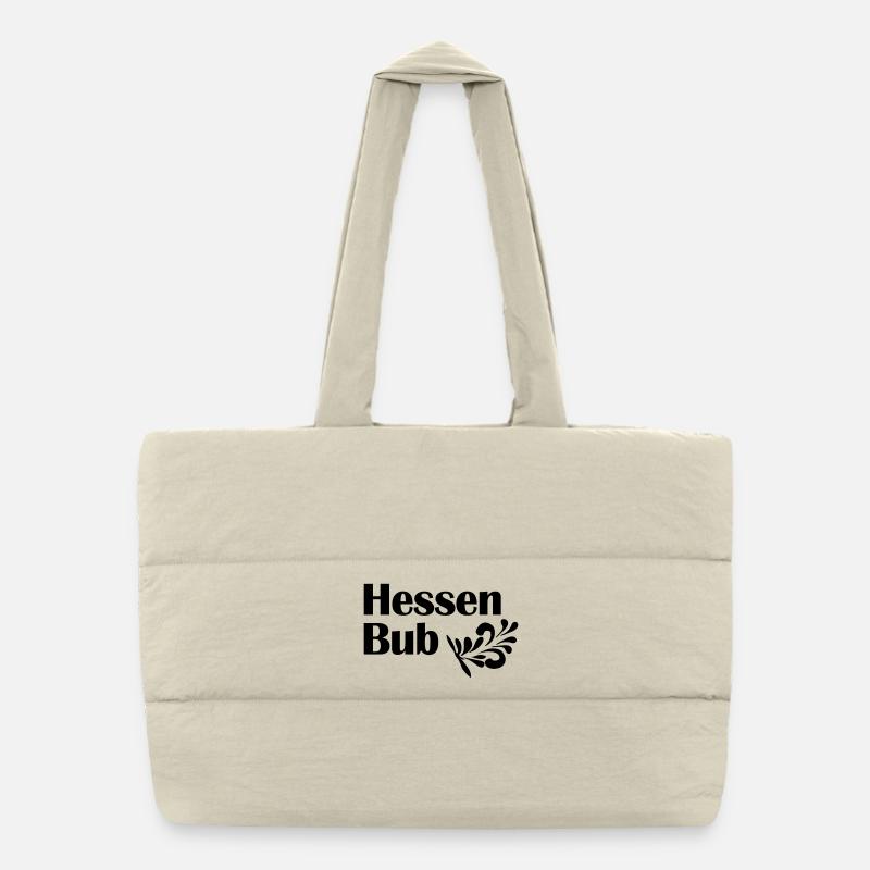 Hessen Bub - Atelier de design à Francfort Bembeltown.de Sac shopping matelassé