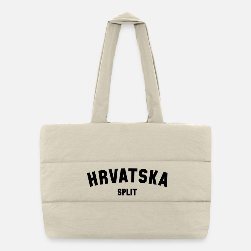 SPLIT, Hrvatska, Croatia, Croatia Puffer Shopping Bag
