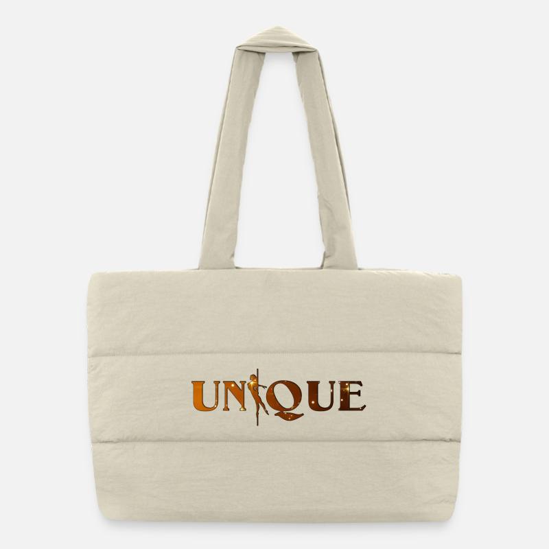 Silhouette dorée de la danse Sac shopping matelassé