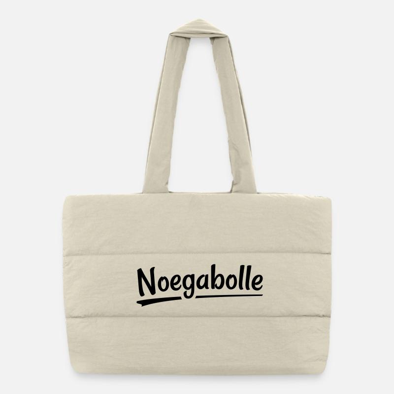 Noegabolle - Antwerpener Dialekt Puffer-Einkaufstasche