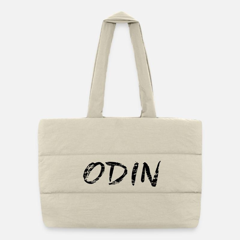 Odin - Sac shopping matelassé - blanc naturel